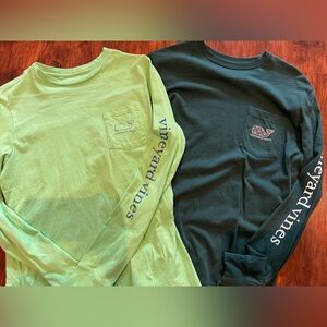 Vineyard Vines Teal Long Sleeve Shirt